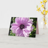 Paarse Rannunculus Lente Bloem bloemkaart Kaart (Gele Bloem)