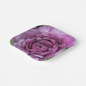 Paarse Ranunculus Papieren Bordje (Gebogen)