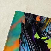 Paarse Raven, noordelijke lichtachtergrond Strandlaken (In situ)