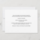 Paarse Recht School Foto Aangepast Afstuderen Aankondiging (Achterkant)