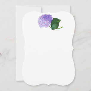 Paarse Redoute Hortensia Uitnodigingen