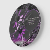 Paarse reflectie grote klok (Hoek)