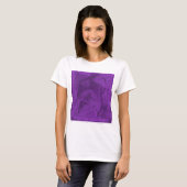 Paarse reflecties t-shirt (Voorkant volledig)