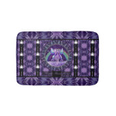 Paarse regen badmat (Voorkant)