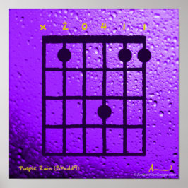 Paarse regen (Bb add9) Poster