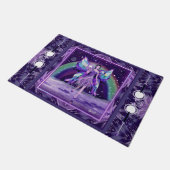 Paarse regen deurmat (Schuin)