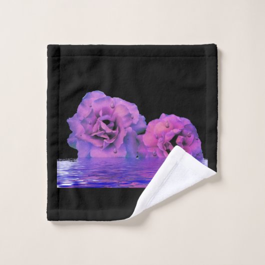 Paarse regen - dodendoekset bad handdoek (Wasdoekje)