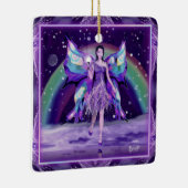 Paarse regen keramisch ornament (Rechts)