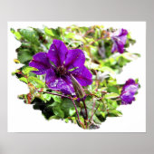 Paarse regen poster (Voorkant)