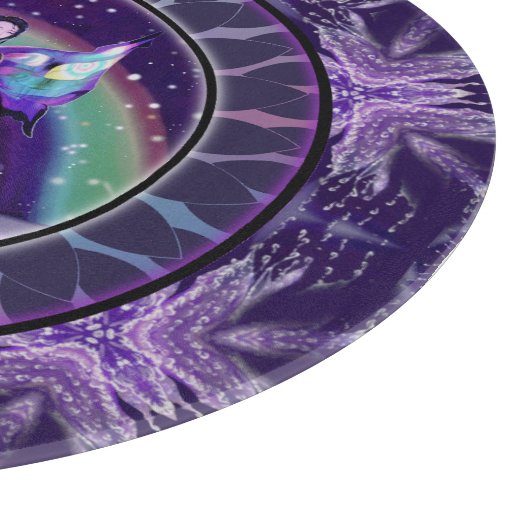 Paarse regen snijplank (Hoek)