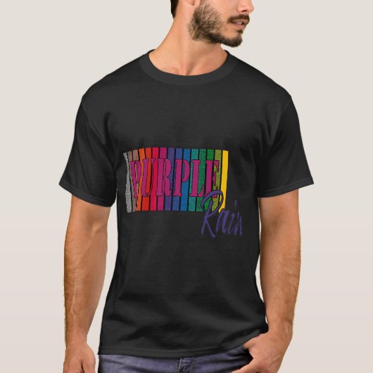 PAARSE REGEN T-SHIRT (Voorkant)