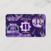 Paarse regen visitekaartje (Voorkant)