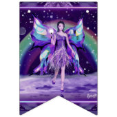 Paarse regen vlaggetjes (Eerste vlag)