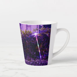 Paarse Regenboog Bloem Lichten Latte Mok