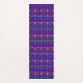 Paarse regenboog | Boho Sunrise Yogamat (Voorkant)