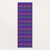 Paarse regenboog | Boho Sunrise Yogamat (Achterkant)