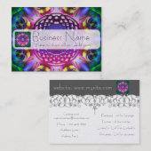 Paarse regenboog Celtic Knot Visitekaartje