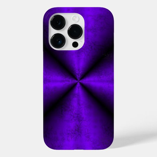 Paarse Regenboog in Elephant Skin Leather Optik Case-Mate iPhone Case (Achterkant)