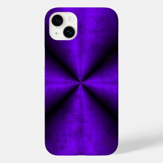 Paarse Regenboog in Elephant Skin Leather Optik Case-Mate iPhone Case (Achterkant)
