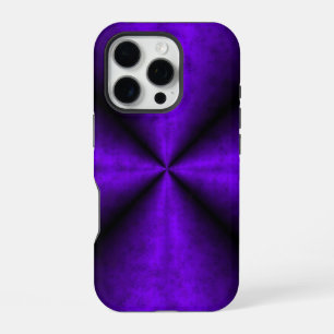 Paarse Regenboog in Elephant Skin Leather Optik iPhone 16 Pro Hoesje