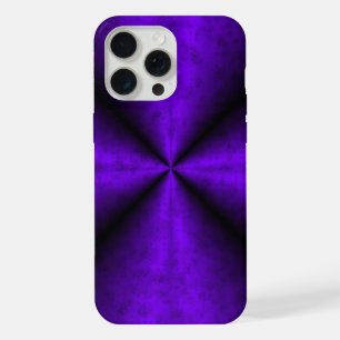 Paarse Regenboog in Elephant Skin Leather Optik iPhone 15 Pro Max Case