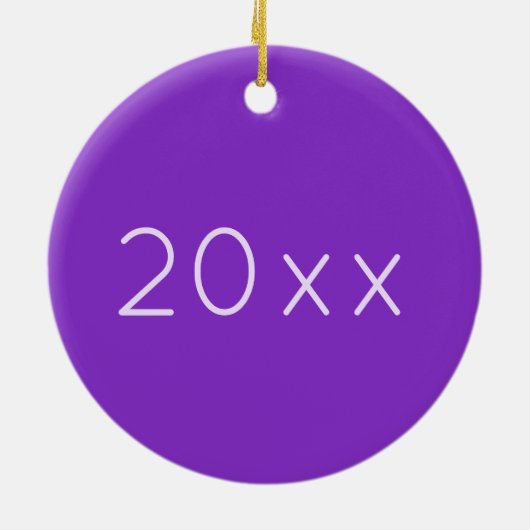 Paarse regenboog Lollipop Snoep Lollings Keramisch Ornament (Achterkant)