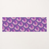 Paarse regenboog midden eeuw modern yogamat (Achterkant (horizontaal))