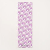 Paarse regenboog midden eeuw modern yogamat (Voorkant)