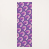 Paarse regenboog midden eeuw modern yogamat (Achterkant)