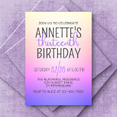 Paarse regenboog ombre kaart