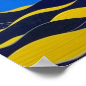 Paarse regenboog op het Poster van Zee (Hoek)