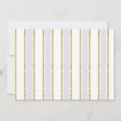 Paarse regenboog Unicorn Lavender Gold Birthday Kaart (Achterkant)