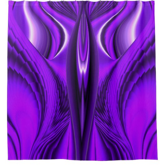 Paarse regenboogdromen , Angel Wings Douchegordijn (Voorkant)