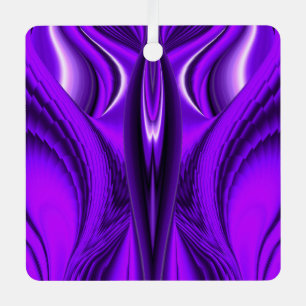 Paarse regenboogdromen , Angel Wings Metalen Ornament