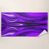 Paarse regenboogdromen Angel Wings Strandlaken (Voorkant)