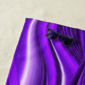 Paarse regenboogdromen Angel Wings Strandlaken (In situ)