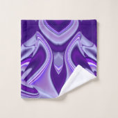 Paarse regenboogdromen bad handdoek (Wasdoekje)