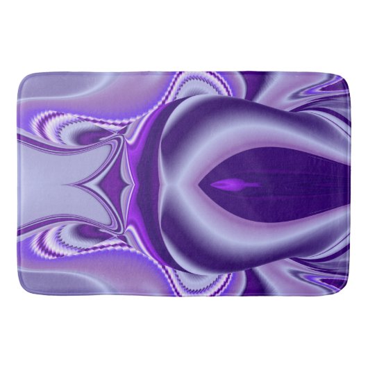 Paarse regenboogdromen badmat (Voorkant)
