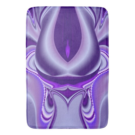 Paarse regenboogdromen badmat (Voorkant Verticaal)