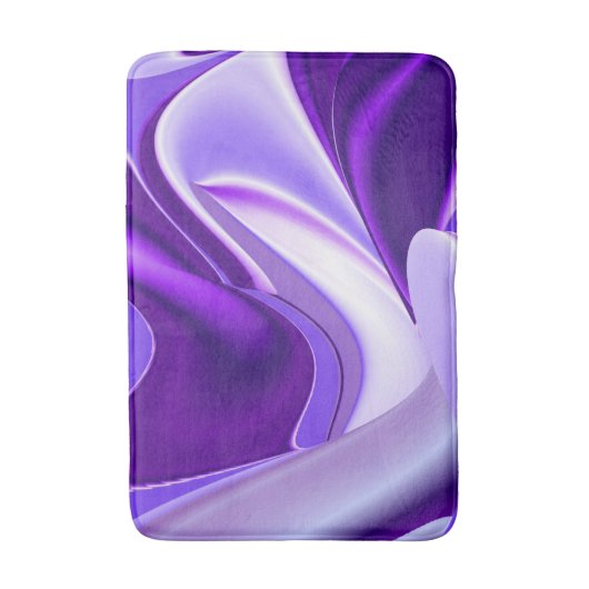 Paarse regenboogdromen badmat (Voorkant Verticaal)