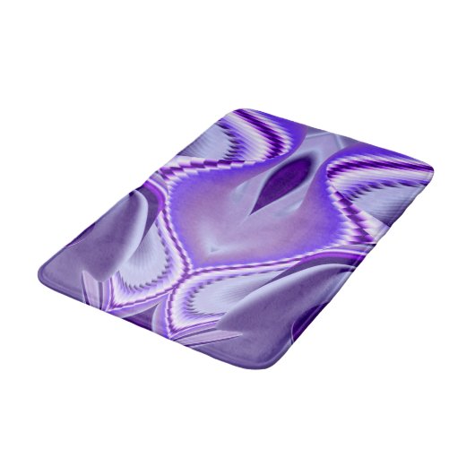 Paarse regenboogdromen badmat (Gekanteld)