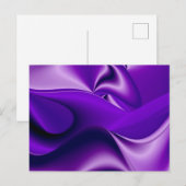 Paarse regenboogdromen briefkaart (Voorkant / Achterkant)