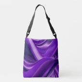 Paarse regenboogdromen crossbody tas (Achterkant)