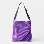 Paarse regenboogdromen crossbody tas (Achterkant)