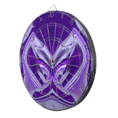 Paarse regenboogdromen dartbord (Voorkant Rechts)