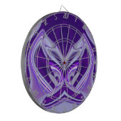 Paarse regenboogdromen dartbord (Voorkant Links)