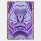 Paarse regenboogdromen deken (Voorkant Verticaal)