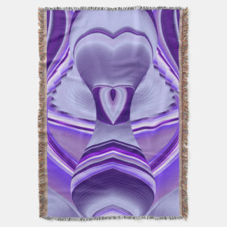 Paarse regenboogdromen deken