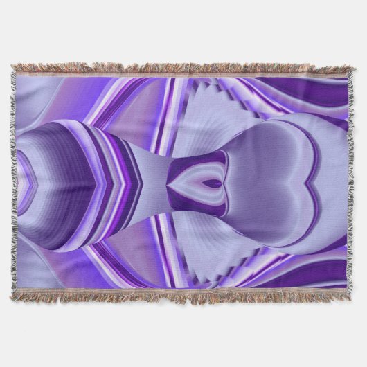 Paarse regenboogdromen deken (Voorkant)