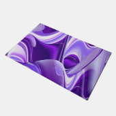 Paarse regenboogdromen deurmat (Schuin)